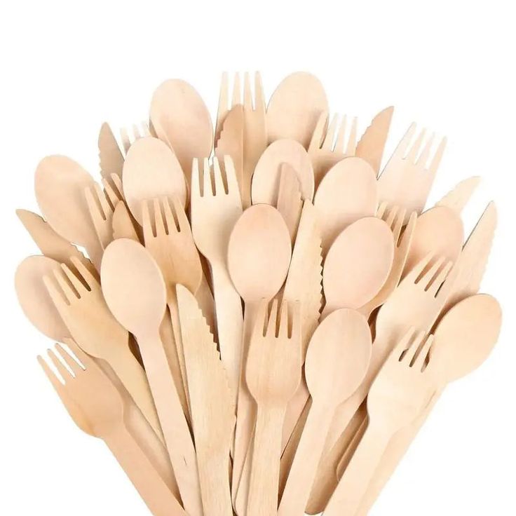 Compostable Fork, Knife and Spoons