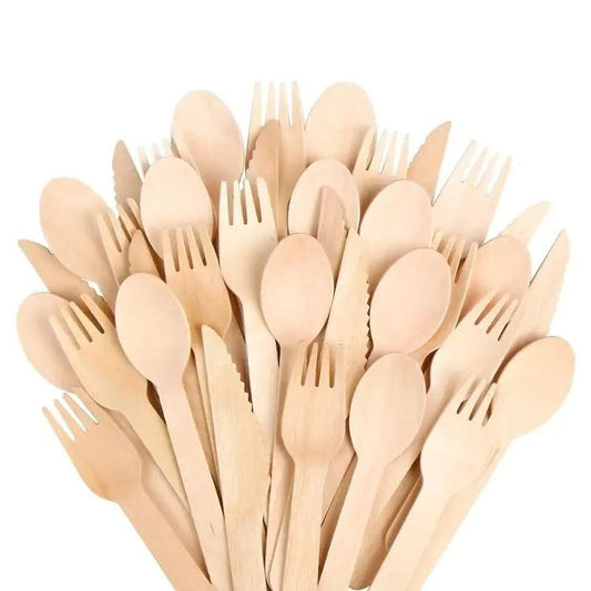 Compostable Fork, Knife and Spoons